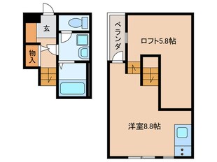 Castana黄金の物件間取画像